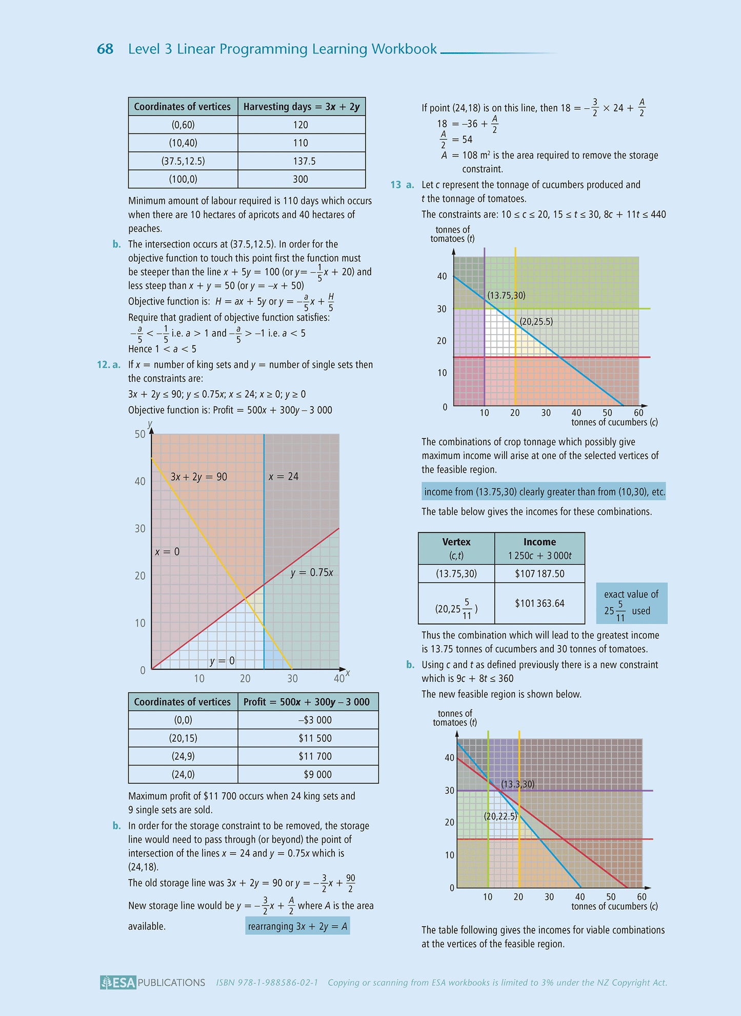 Level 3 Linear Programming 3.2 Learning Workbook