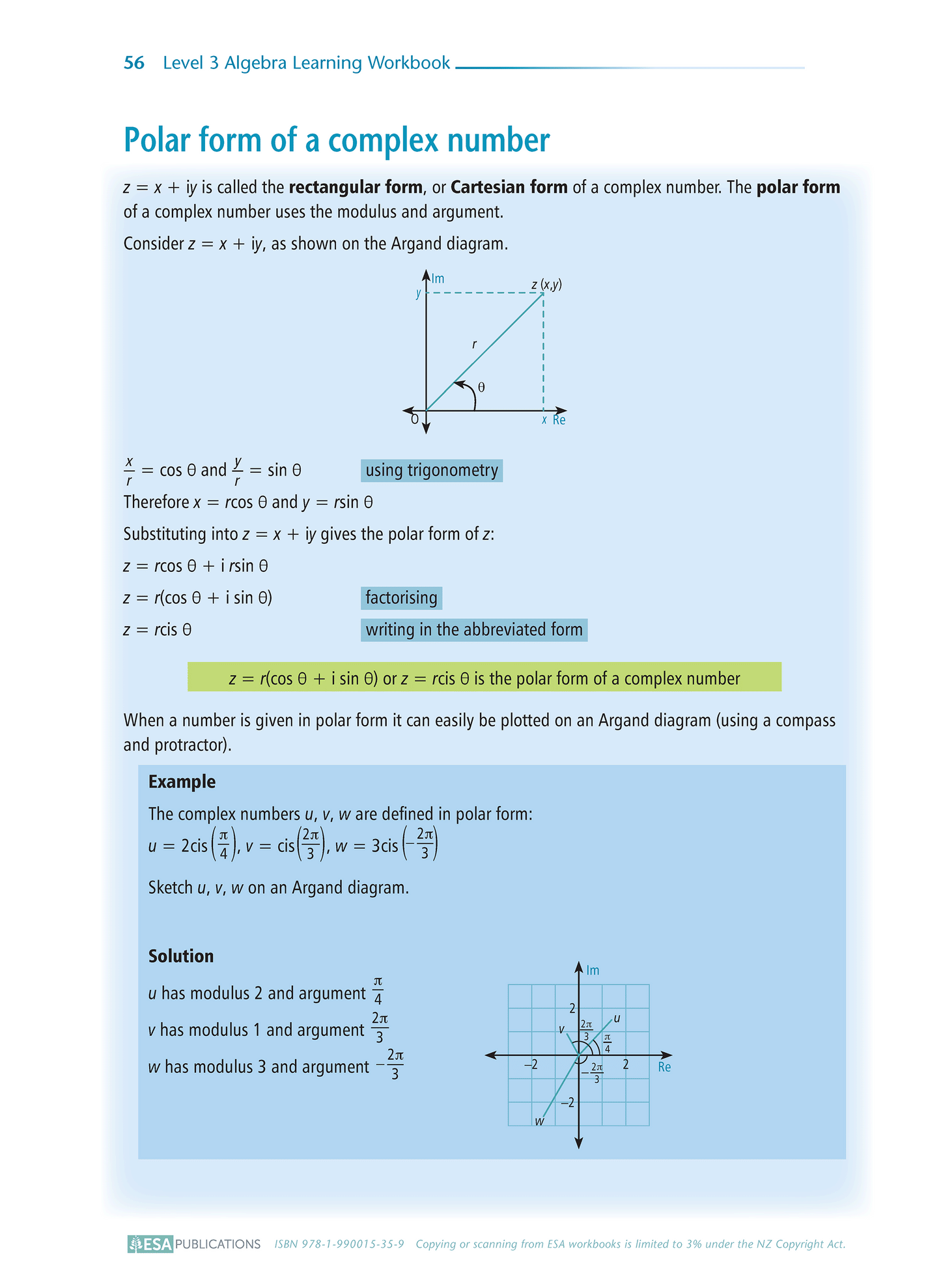 Level 3 Algebra 3.5 Learning Workbook