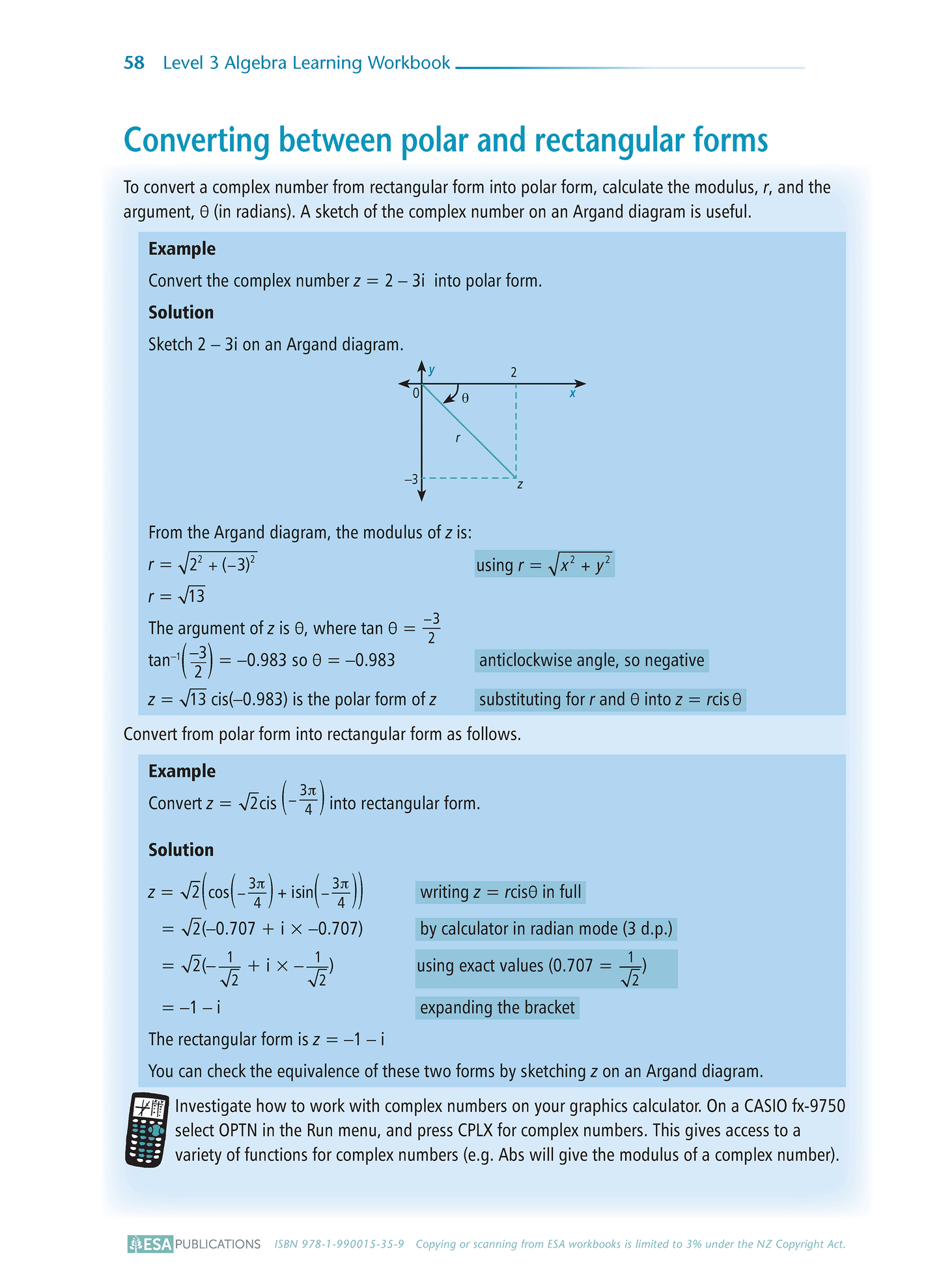 Level 3 Algebra 3.5 Learning Workbook