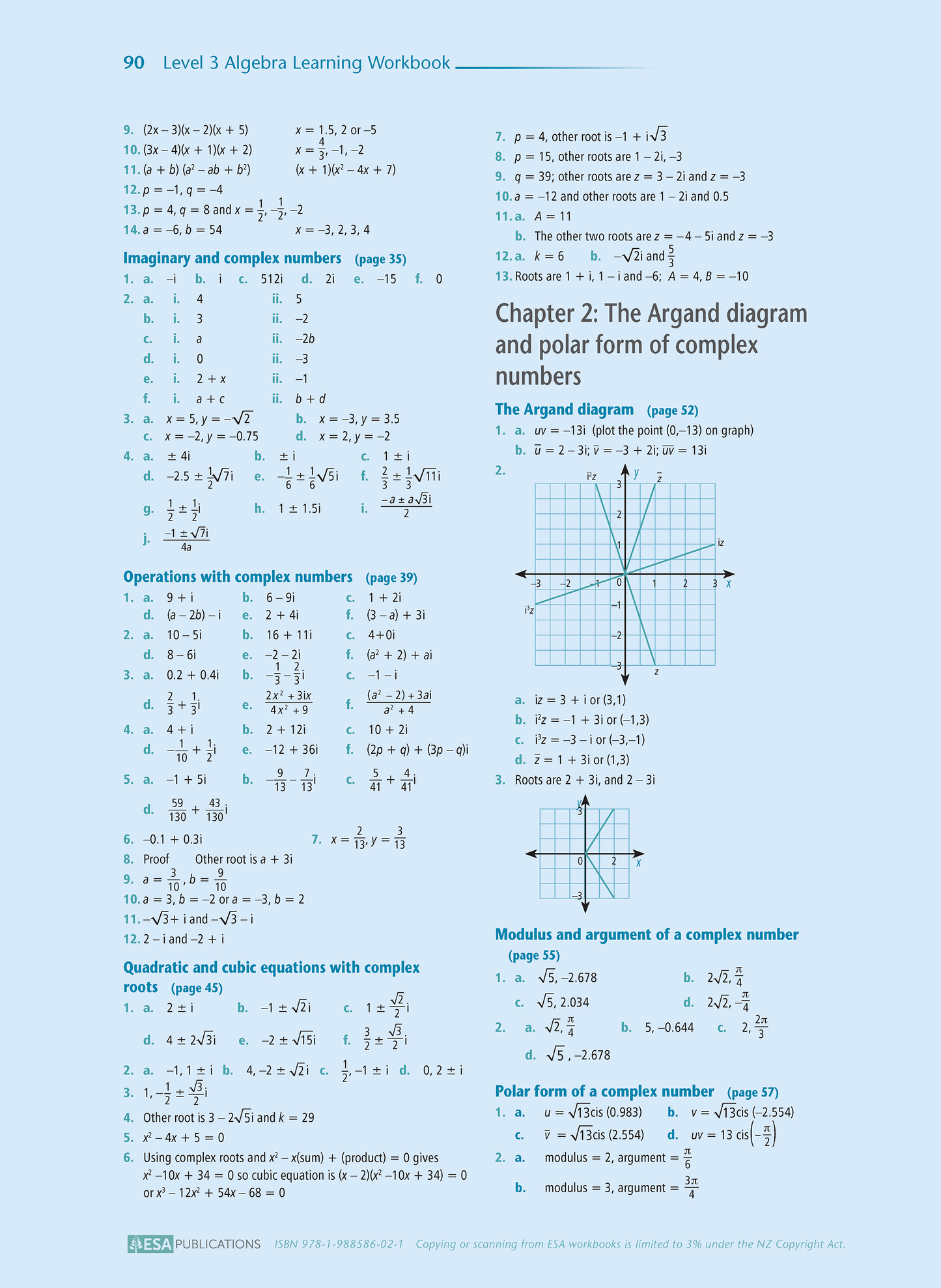 Level 3 Algebra 3.5 Learning Workbook