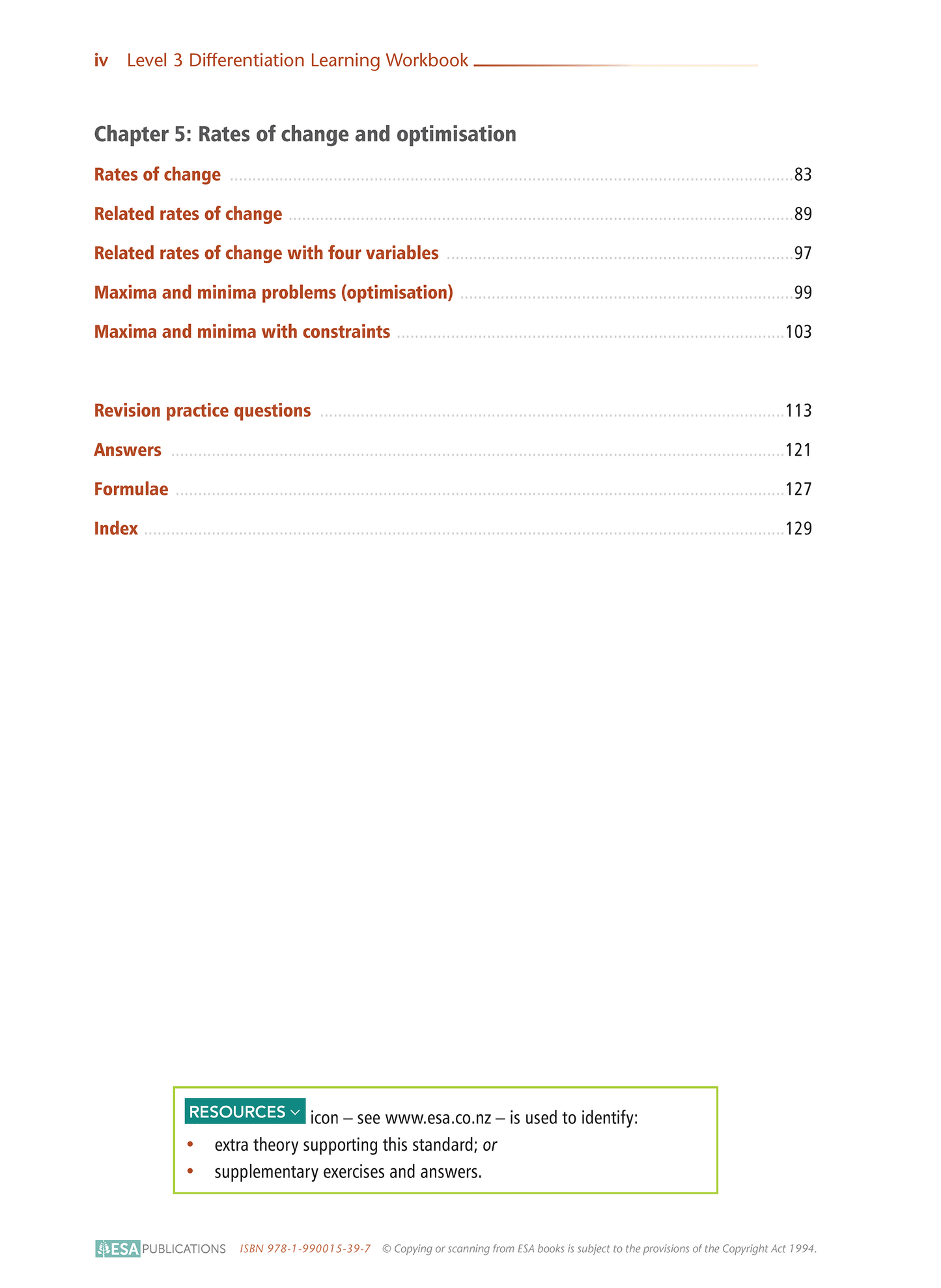 Level 3 Differentiation 3.6 Learning Workbook