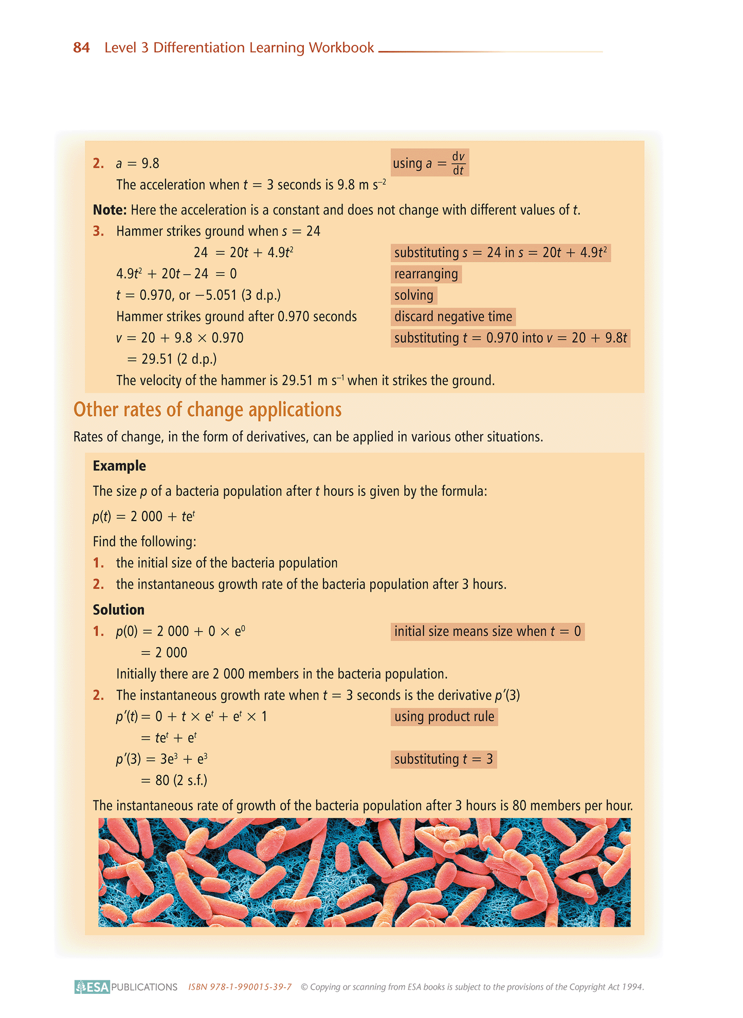 Level 3 Differentiation 3.6 Learning Workbook