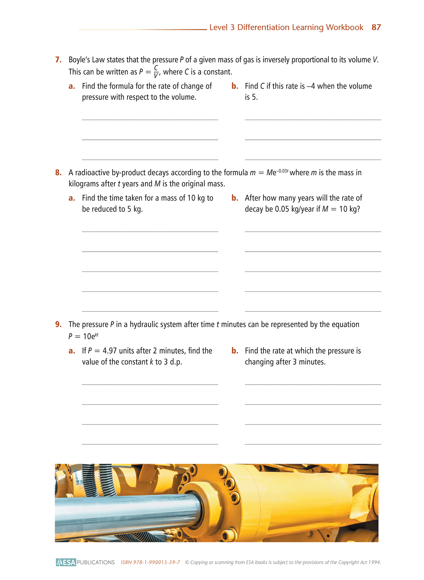 Level 3 Differentiation 3.6 Learning Workbook