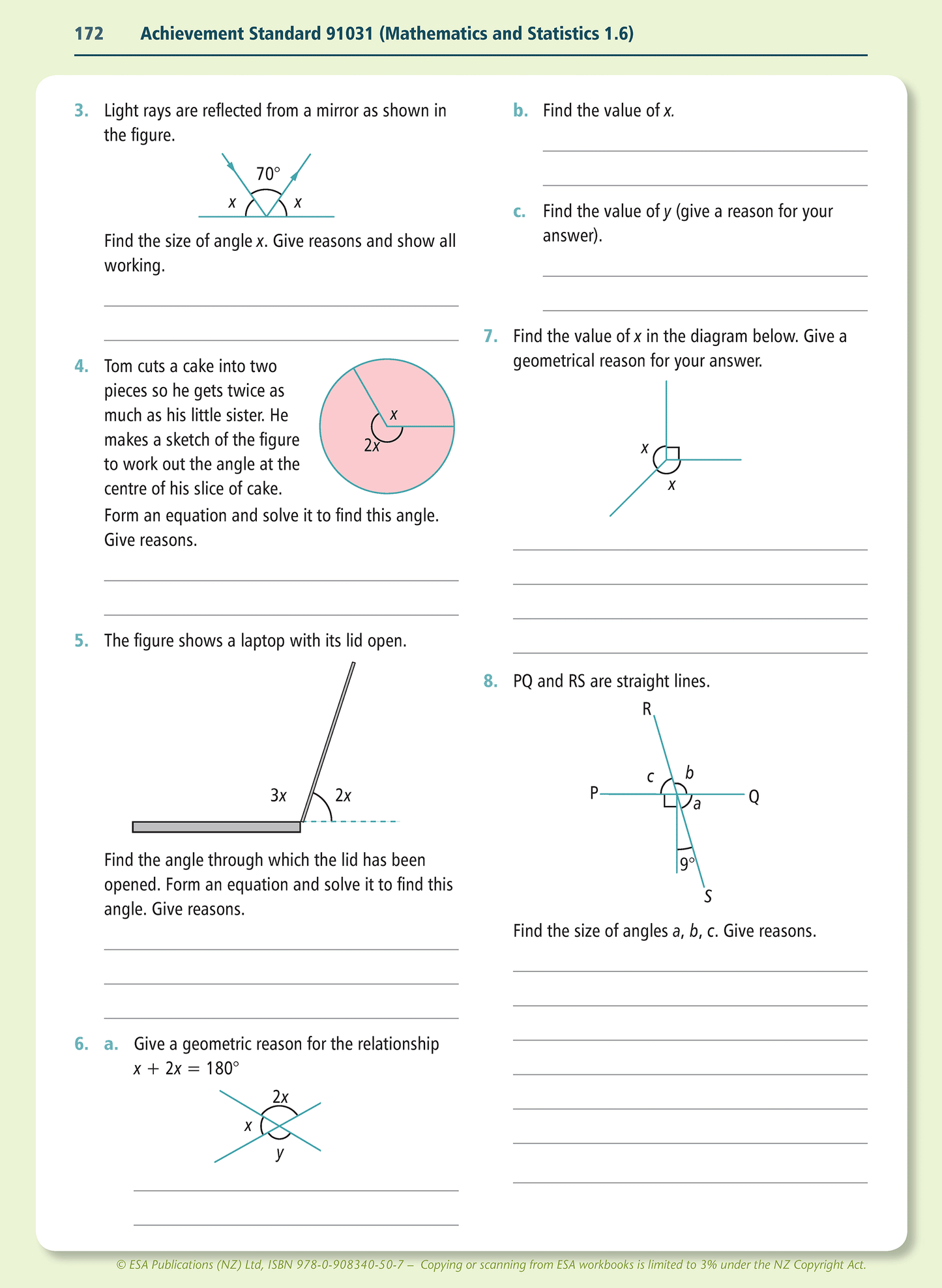 Level 1 Mathematics and Statistics Learning Workbook