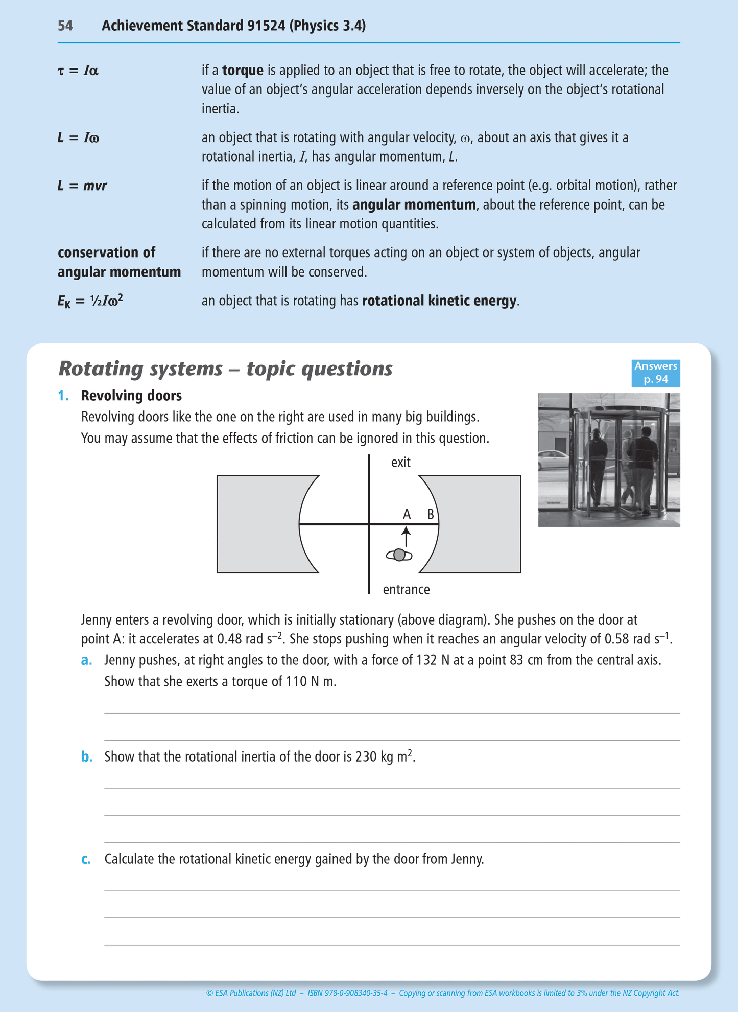 Level 3 Mechanical Systems 3.4 Learning Workbook