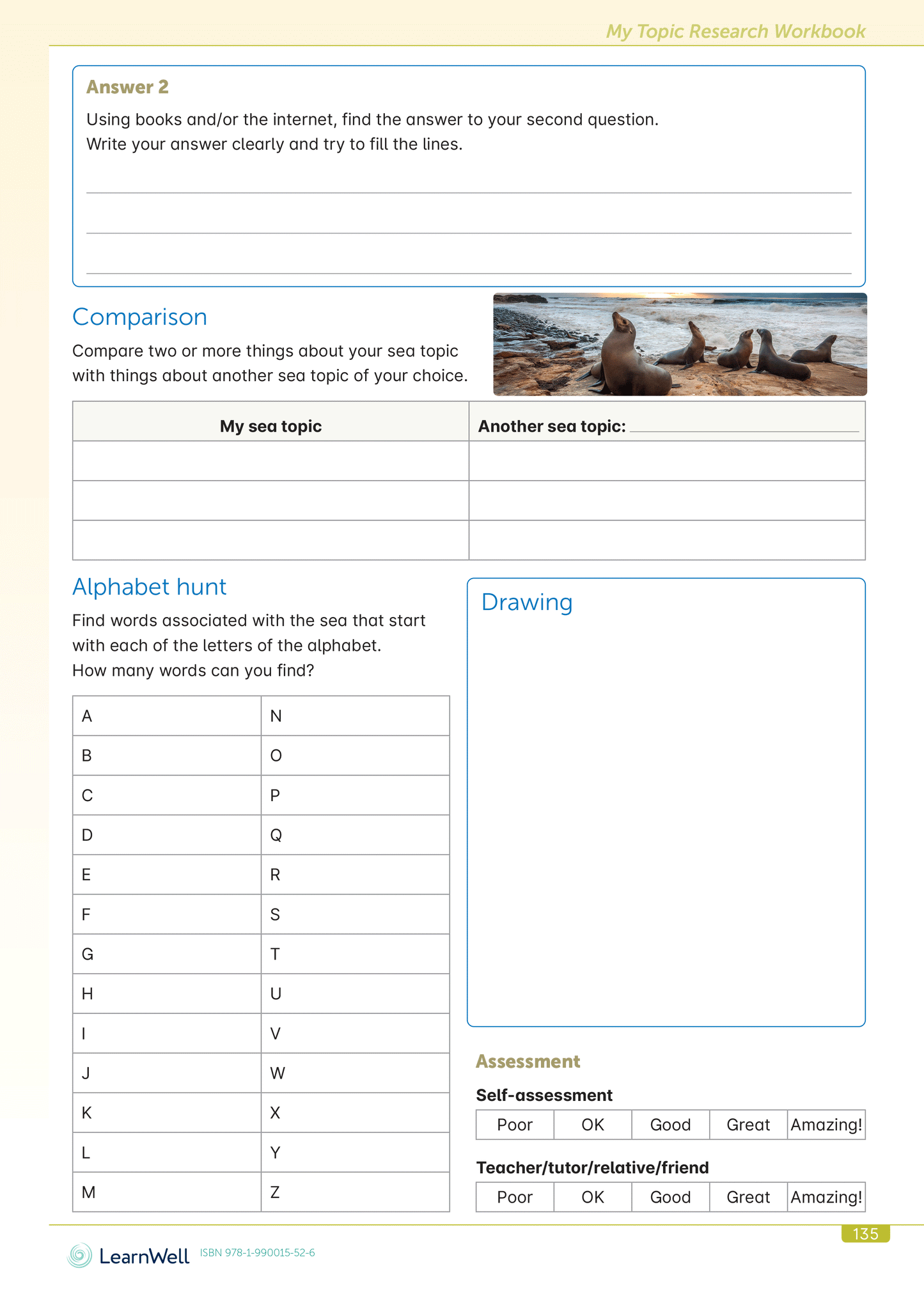 My Topic Research Start Right Workbook
