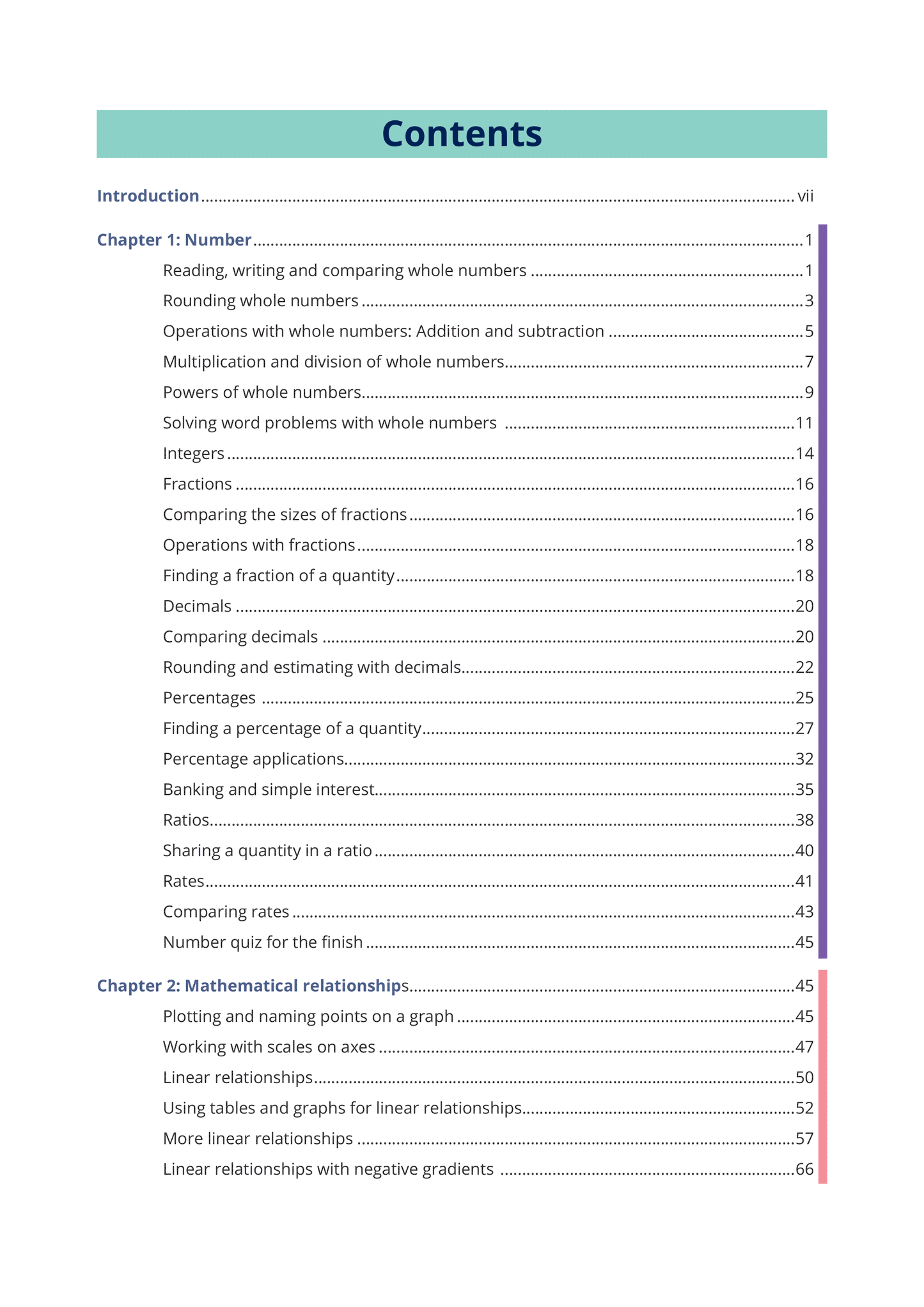 Numeracy Matters Workbook