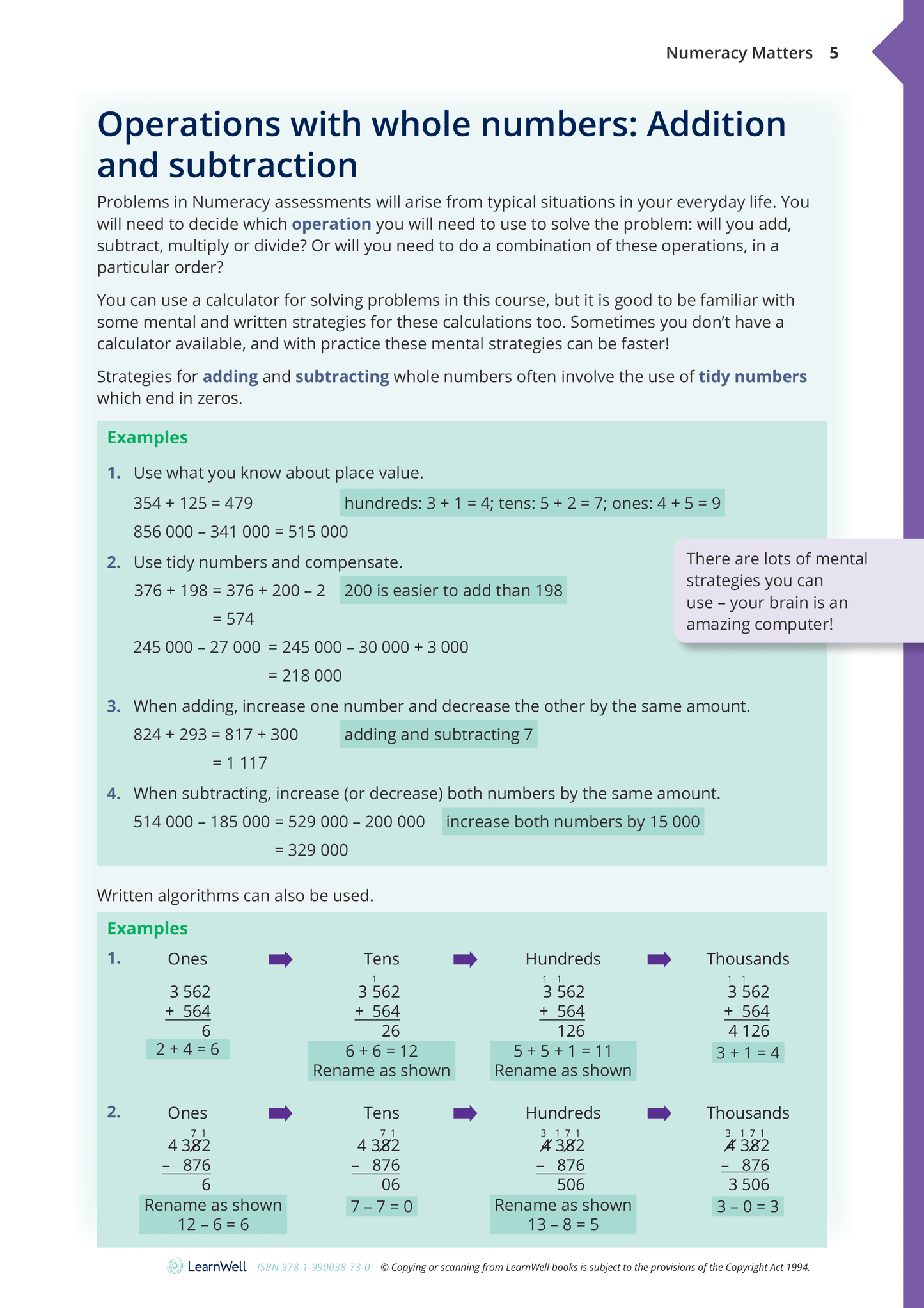 Numeracy Matters Workbook