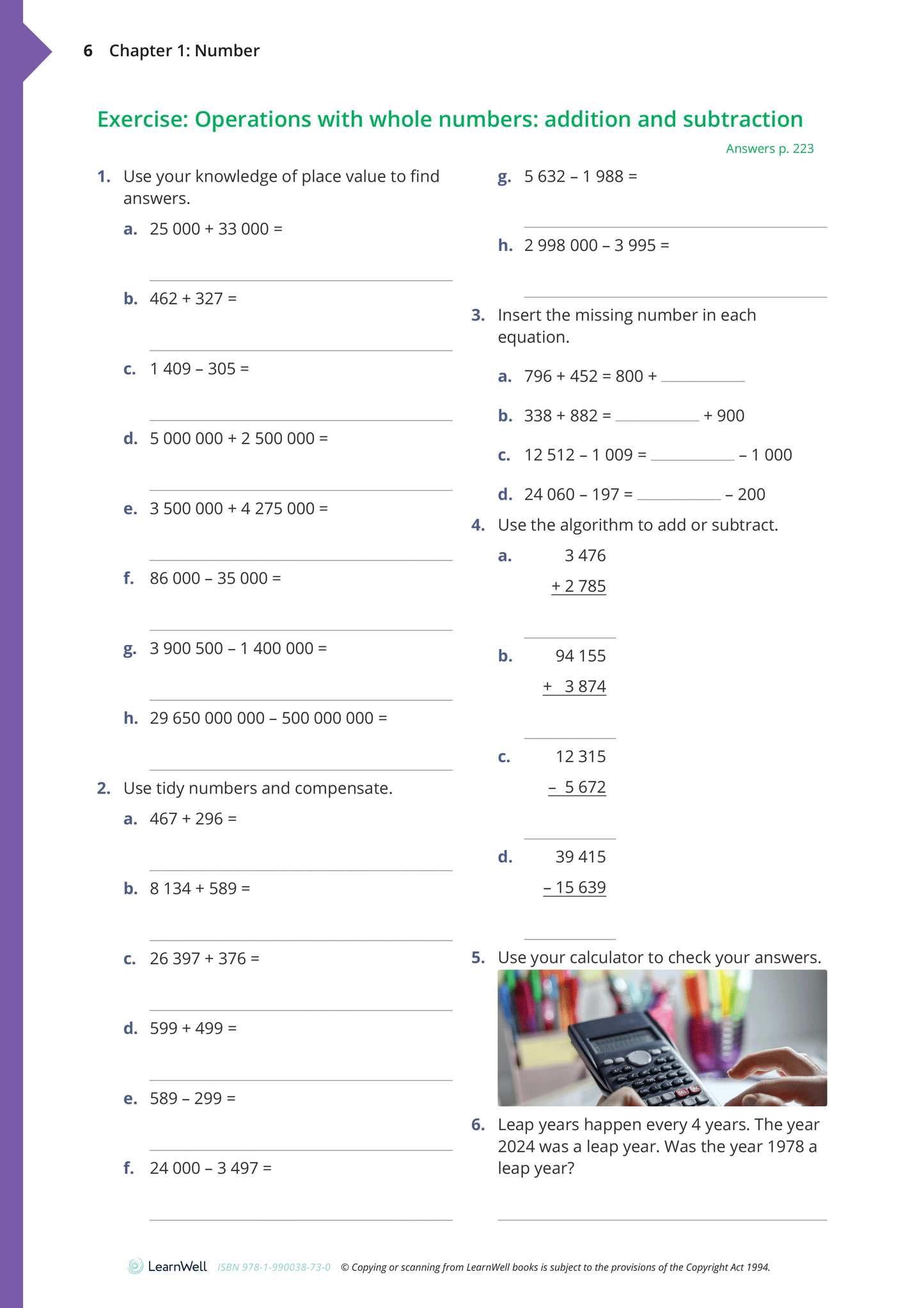 Numeracy Matters Workbook