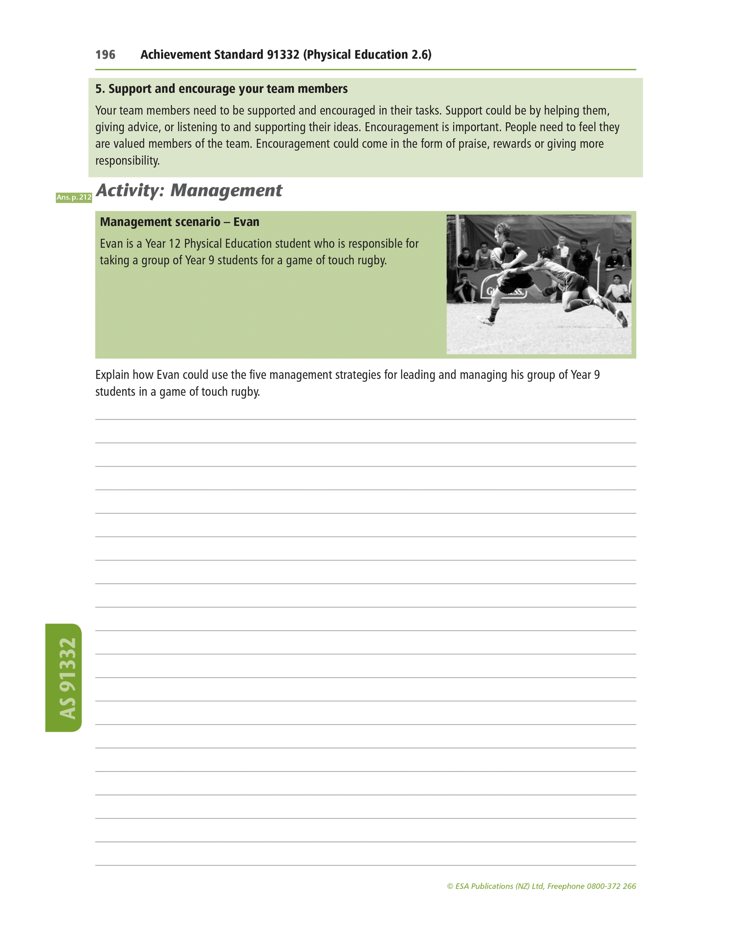 Level 2 Physical Education Learning Workbook