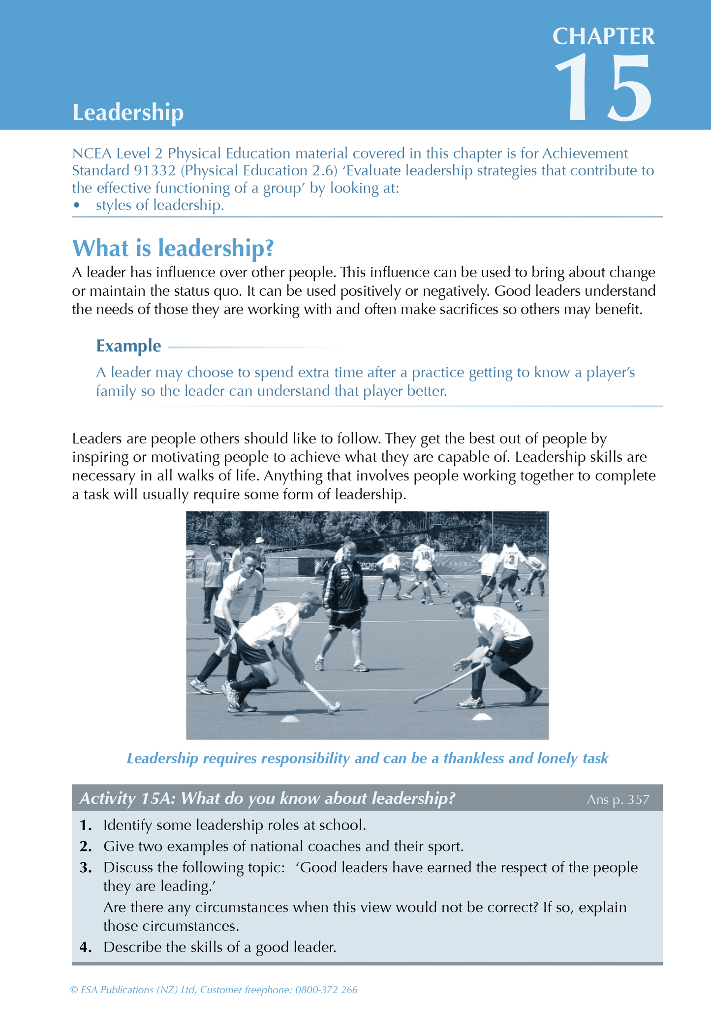 Level 2 Physical Education ESA Study Guide