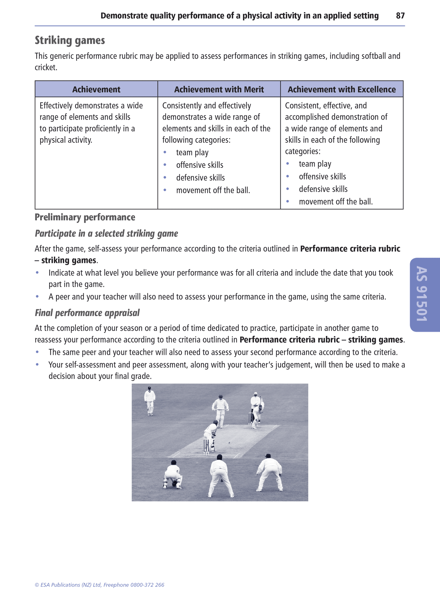 Level 3 Physical Education Learning Workbook