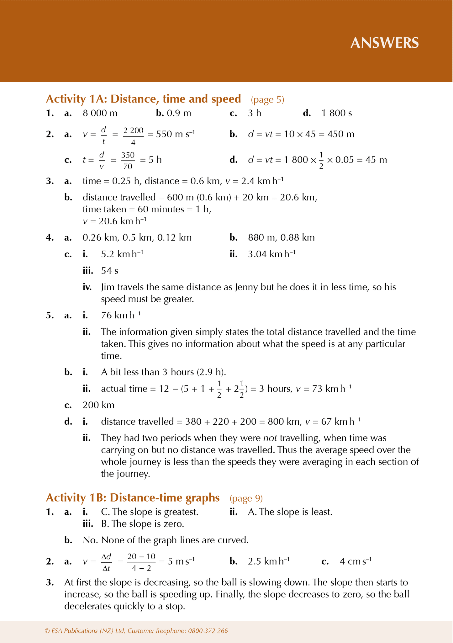 Level 1 Physics ESA Study Guide