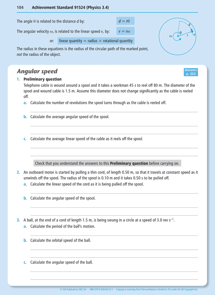 Level 3 Physics Externals Learning Workbook Learnwell