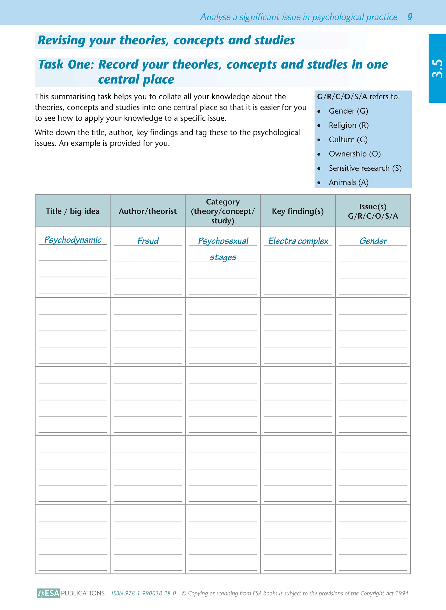 Level 3 Psychology AME Workbook