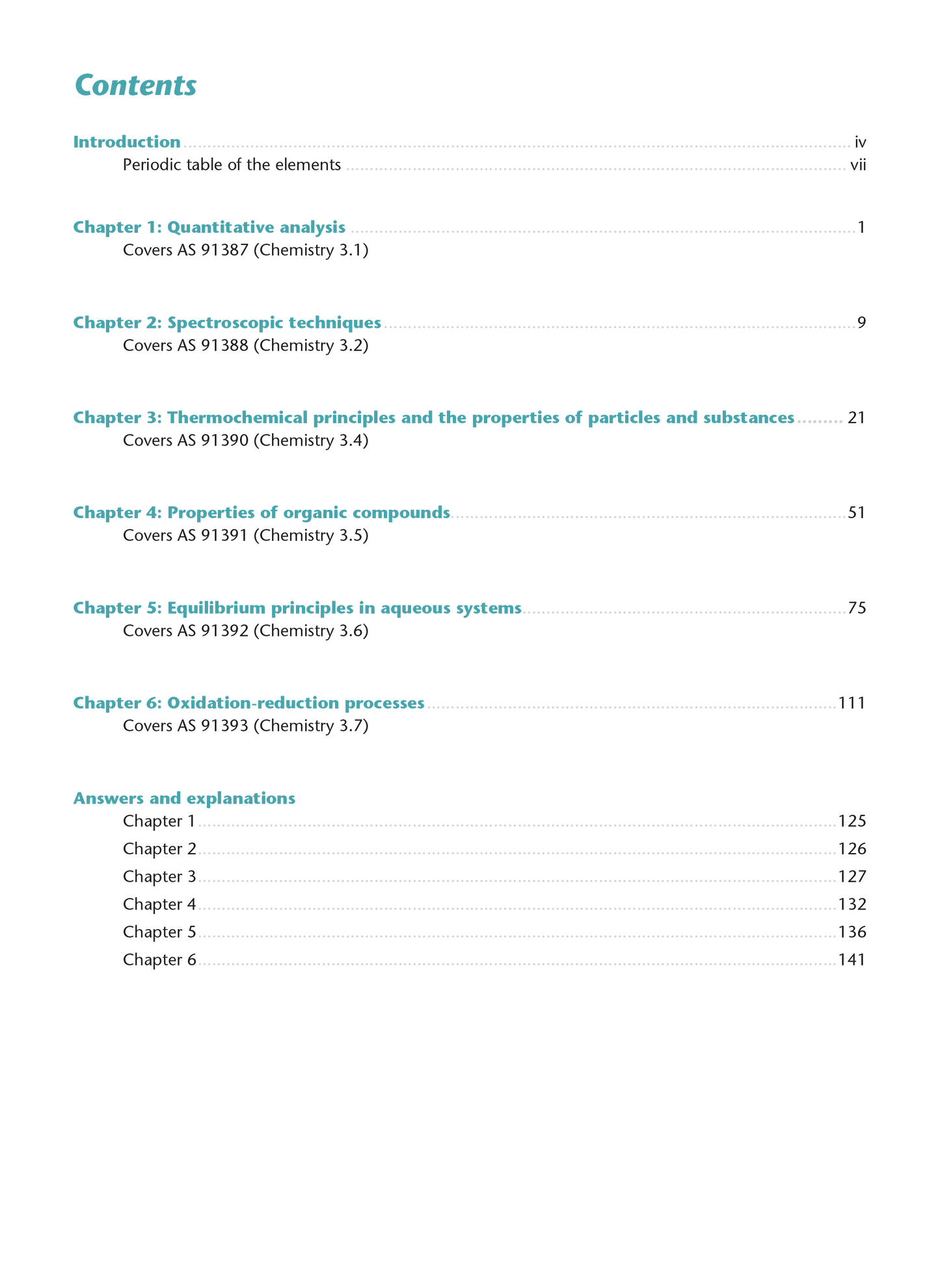 Scholarship Chemistry AME Workbook