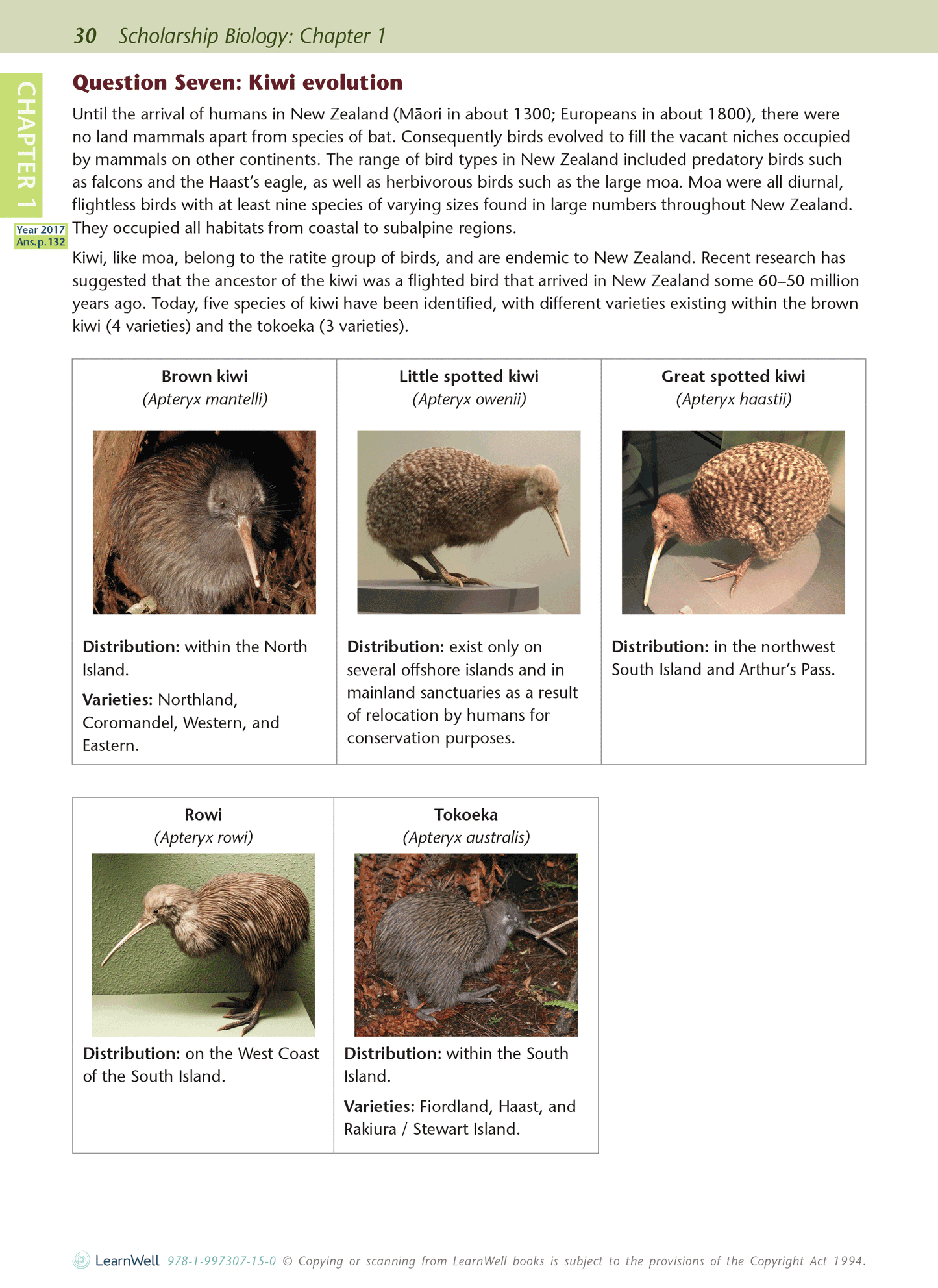 Scholarship Biology AME Workbook