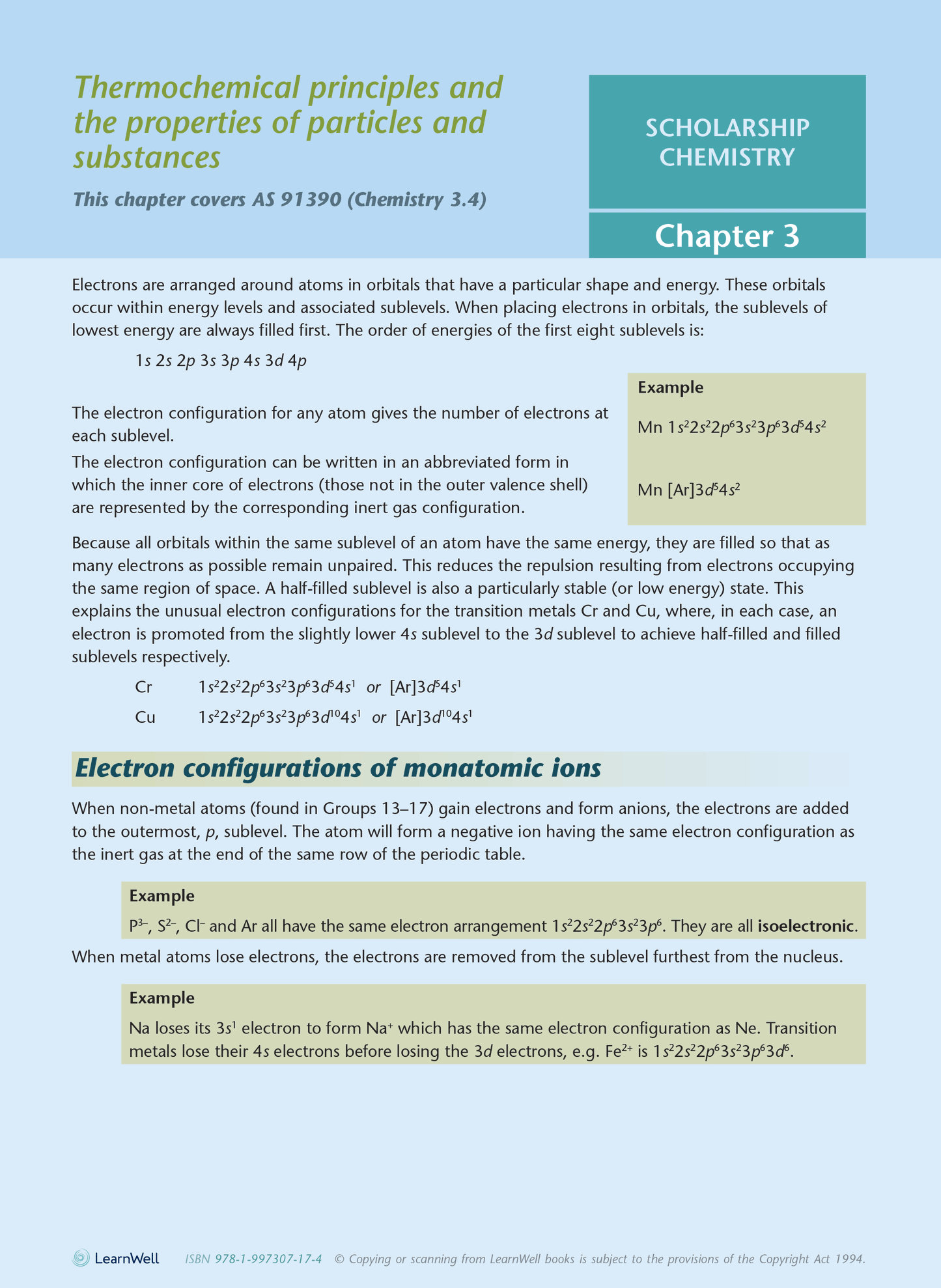 Scholarship Chemistry AME Workbook