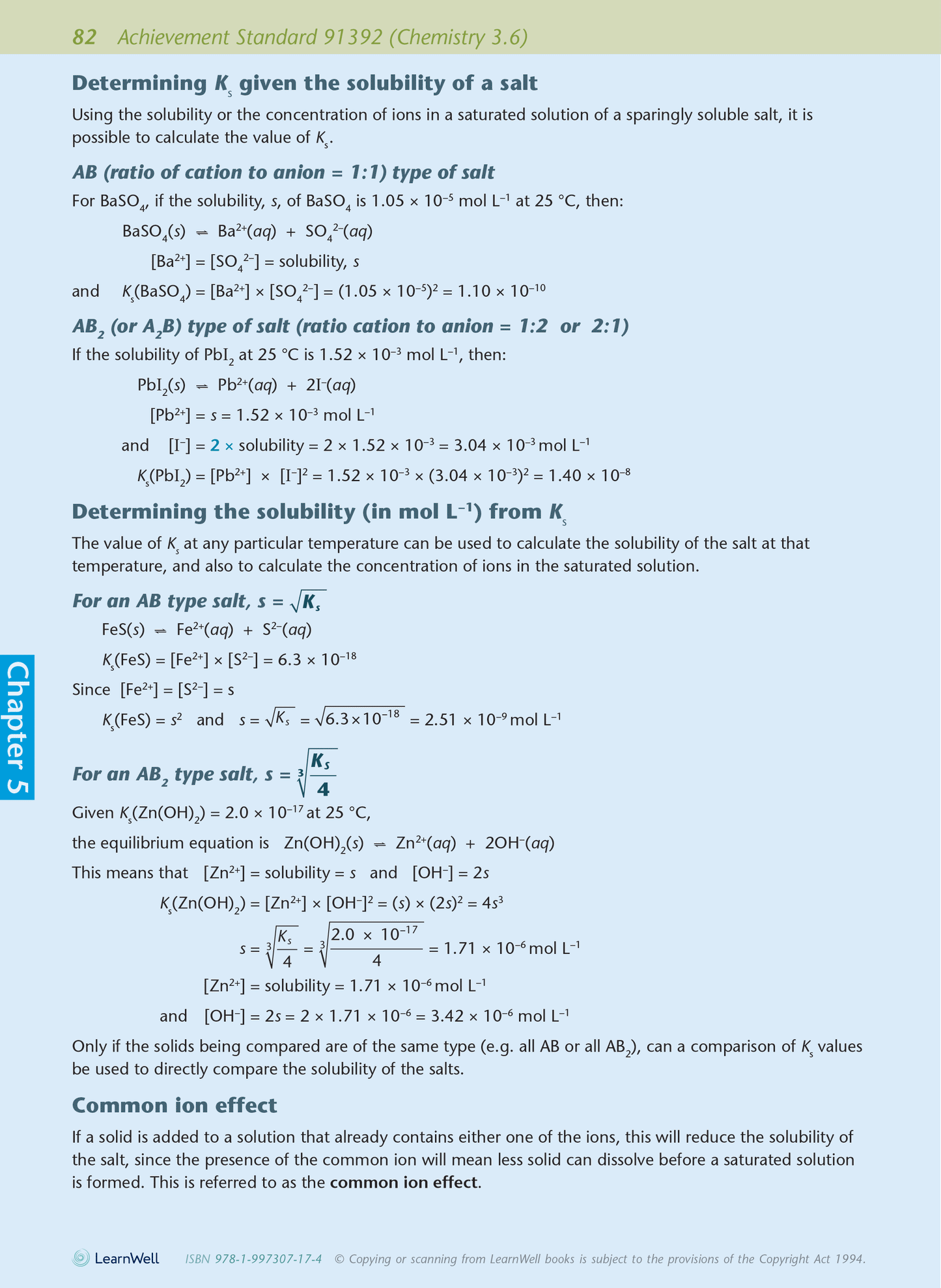 Scholarship Chemistry AME Workbook