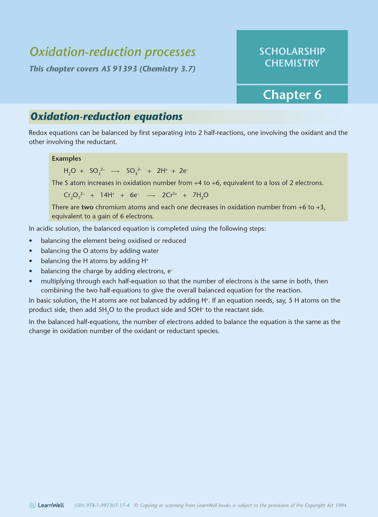 Scholarship Chemistry AME Workbook