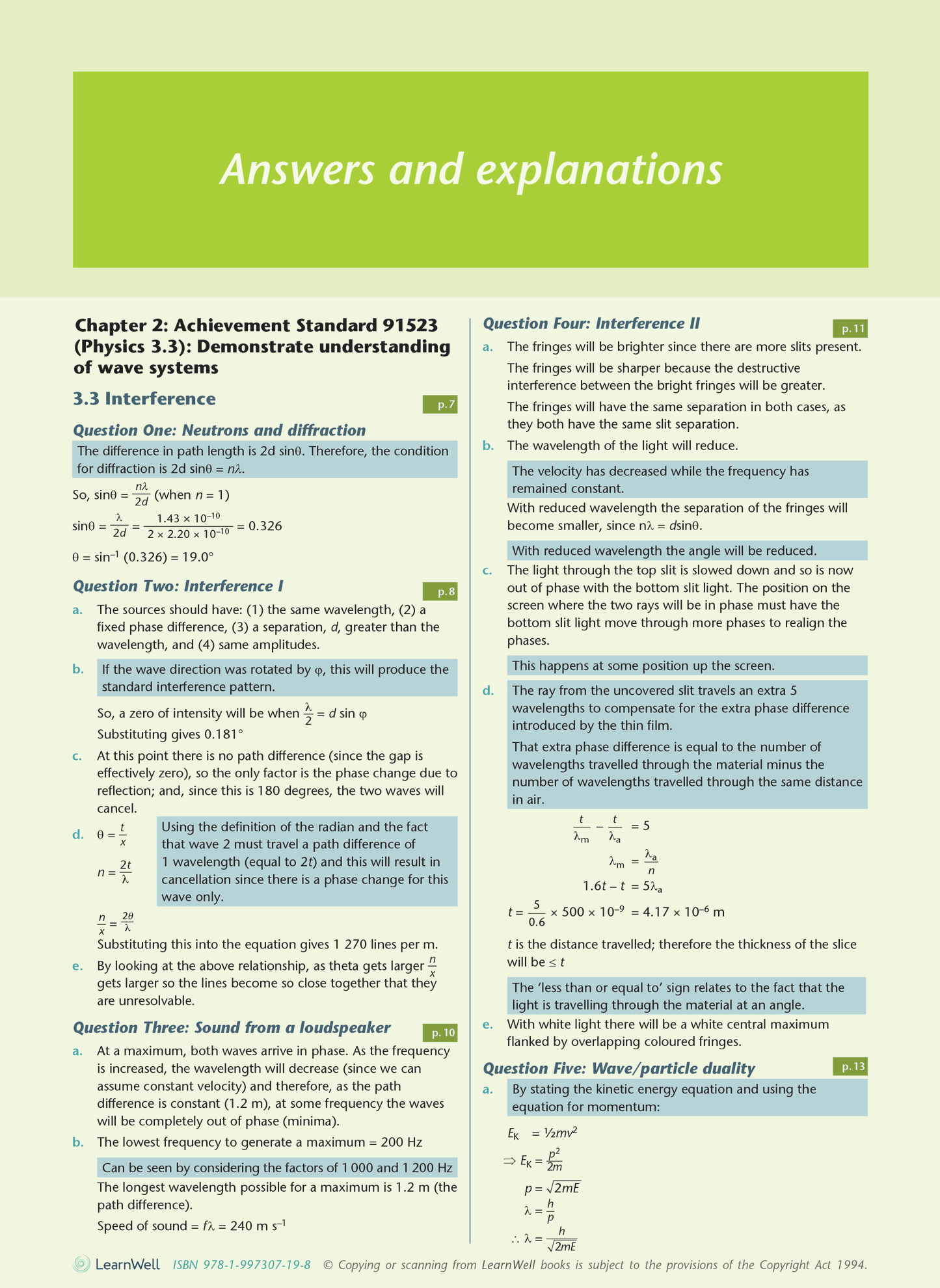 Scholarship Physics AME Workbook