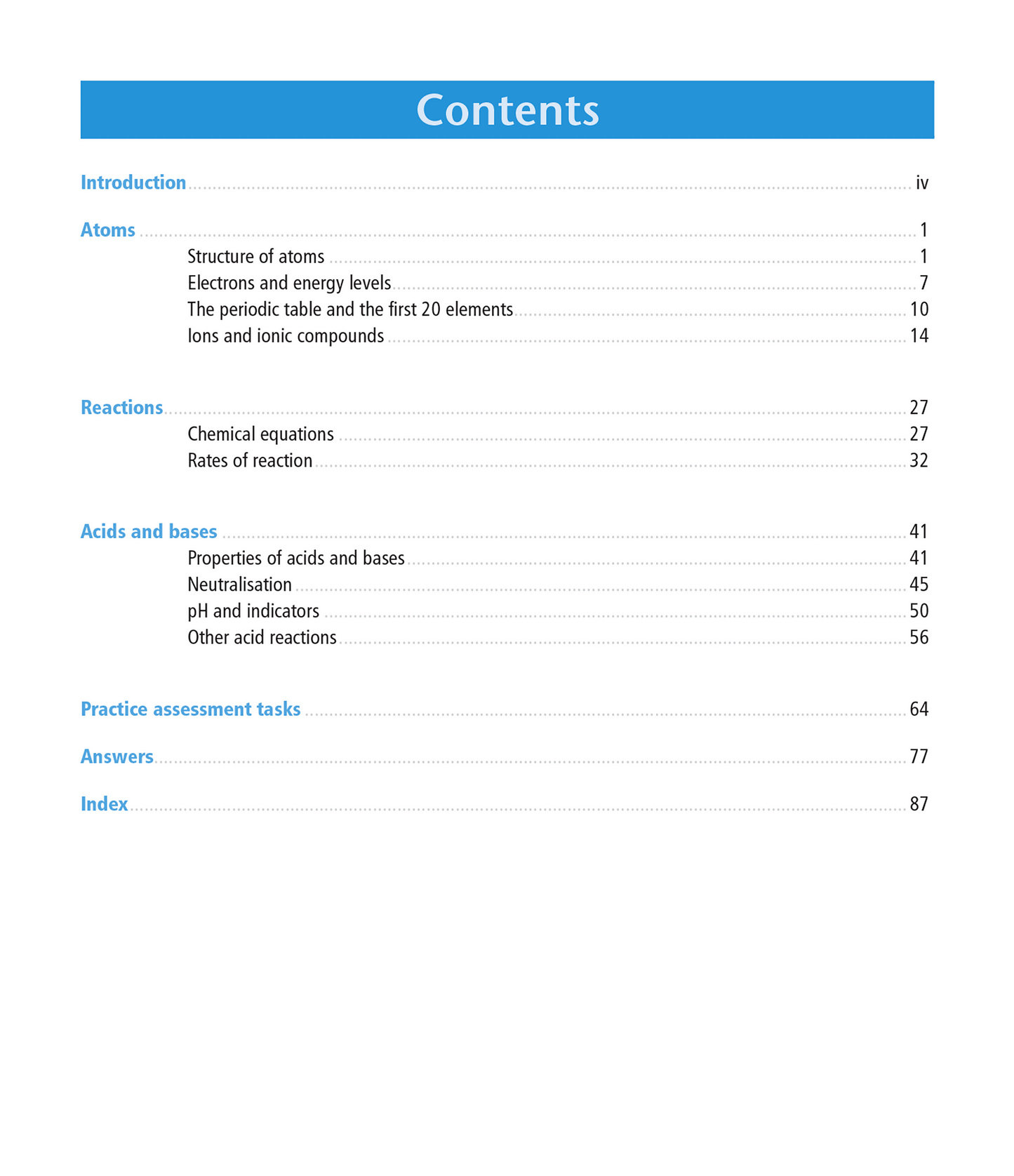 Level 1 Acids and Bases 1.5 Learning Workbook