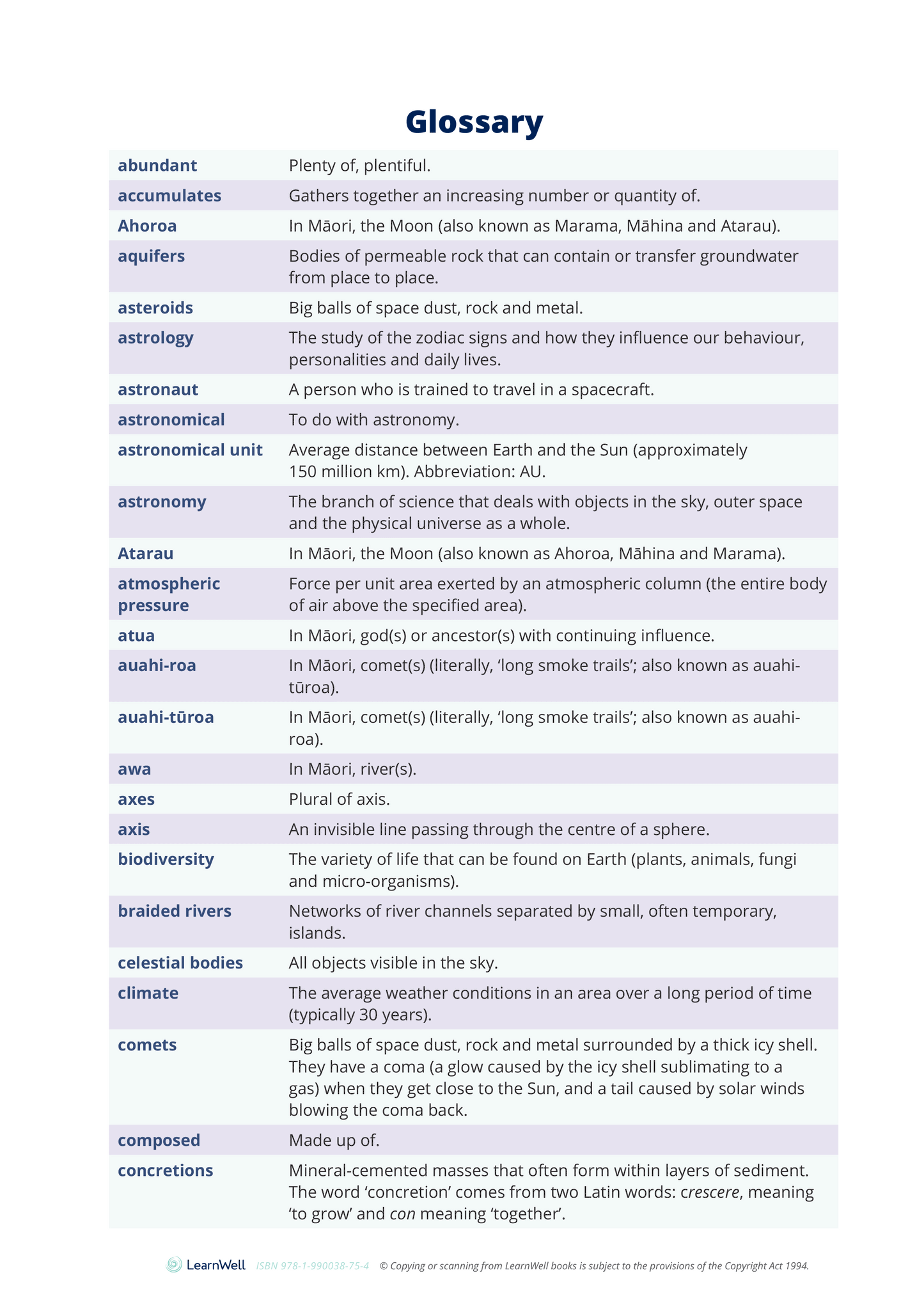 Year 9 Planet Earth and Beyond Learning Guide