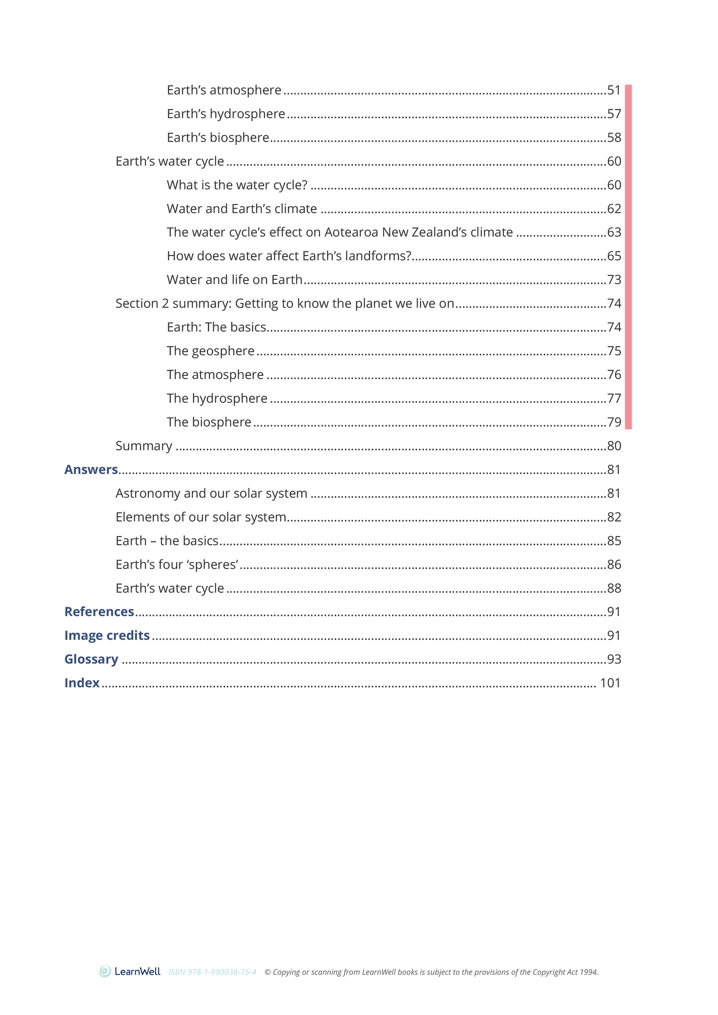 Year 9 Planet Earth and Beyond Learning Guide