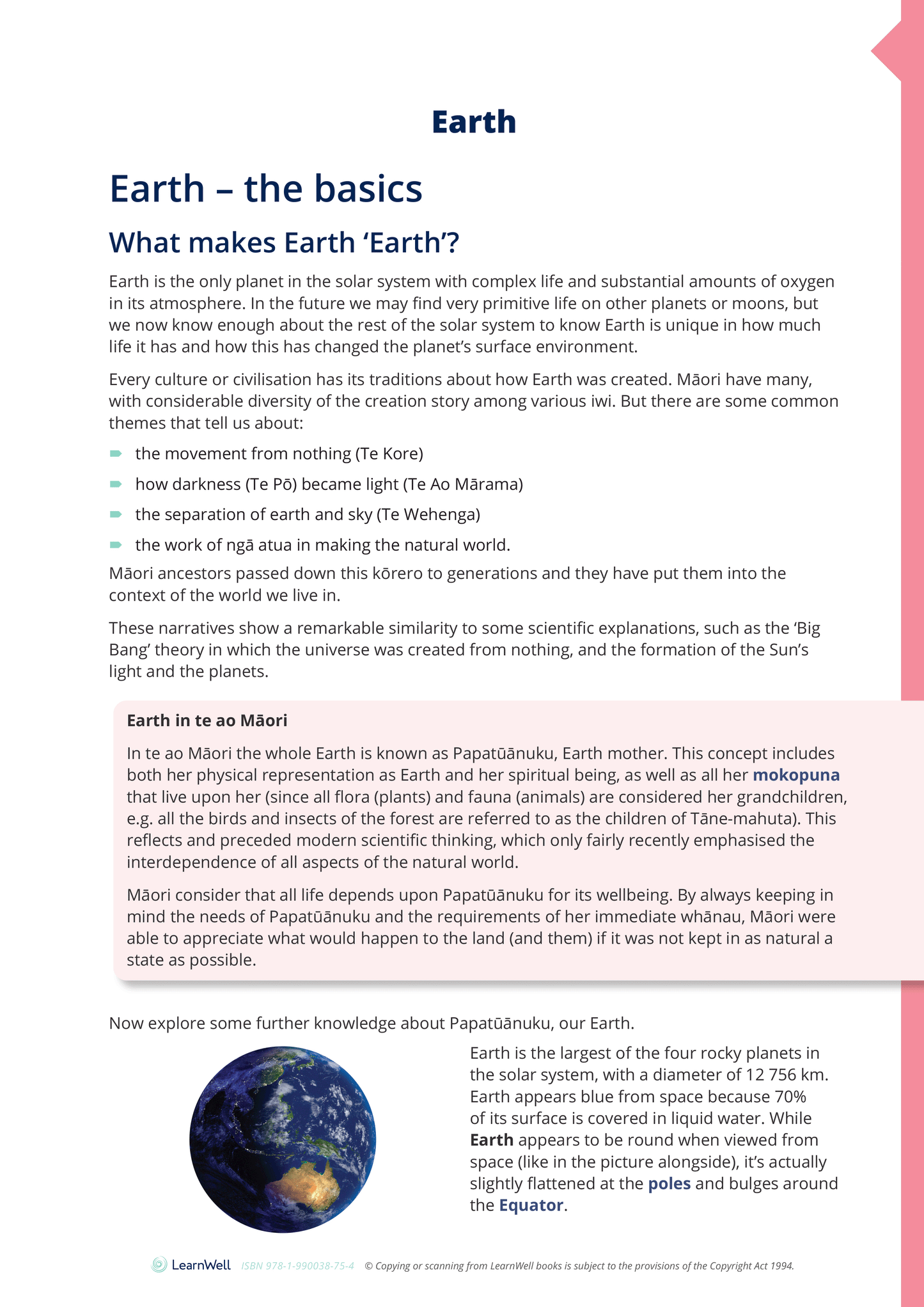 Year 9 Planet Earth and Beyond Learning Guide