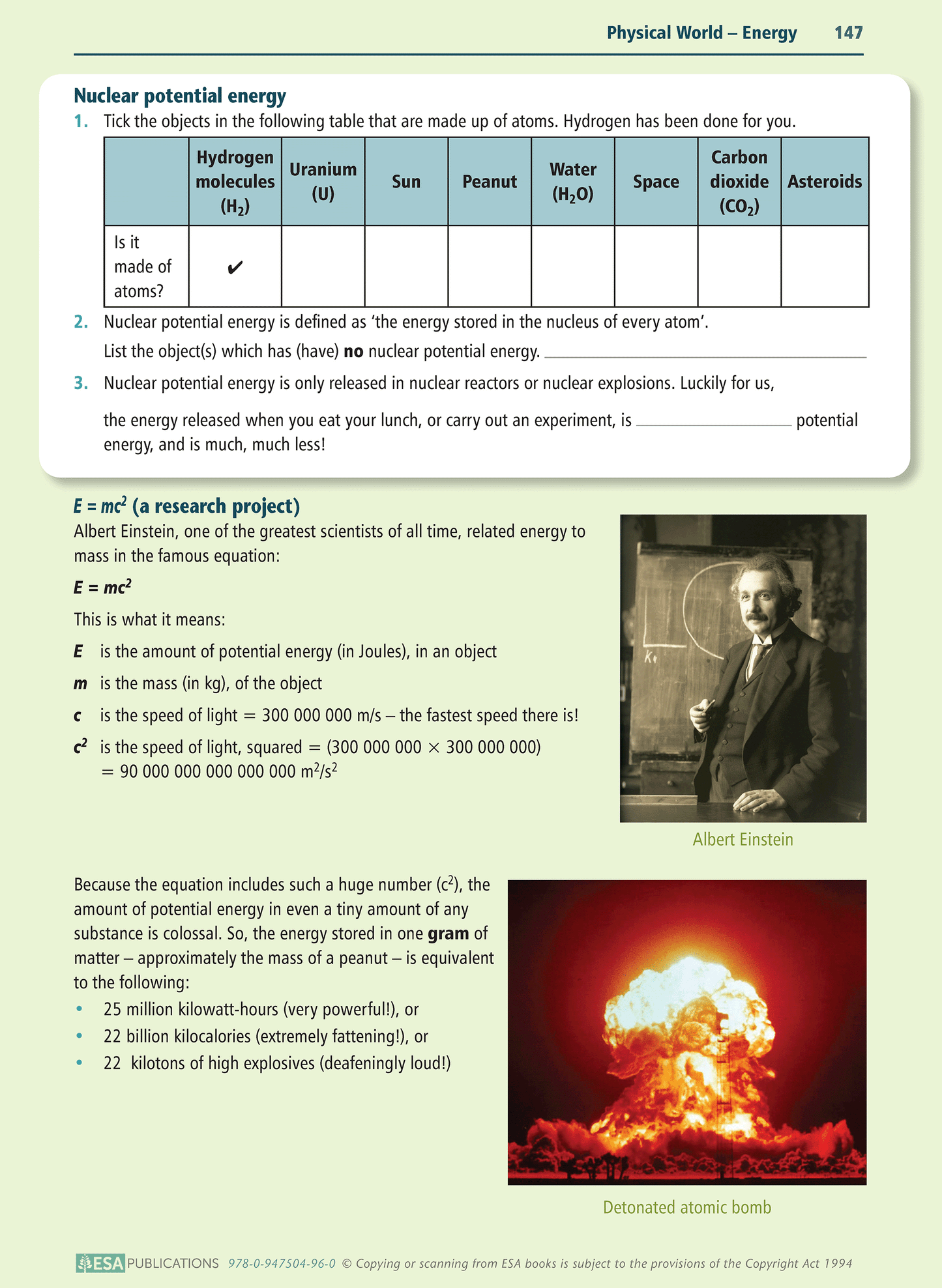 Year 9 Science Learning Workbook