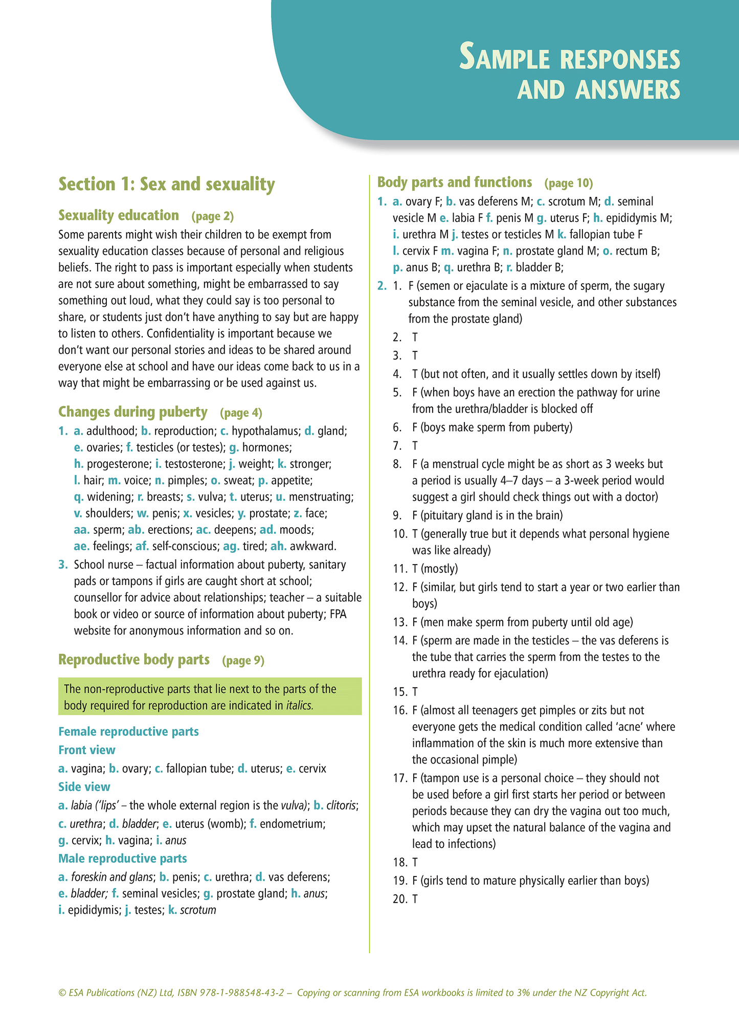 Level 5 Sexuality and Gender Learning Workbook