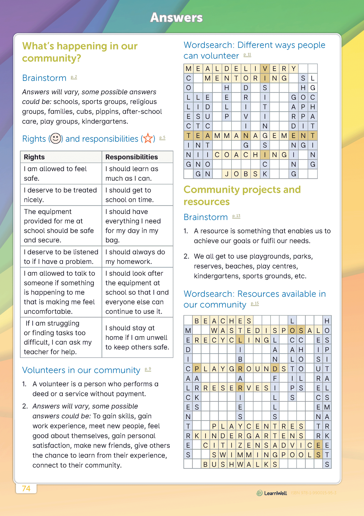 Year 4 Social Studies Start Right Workbook