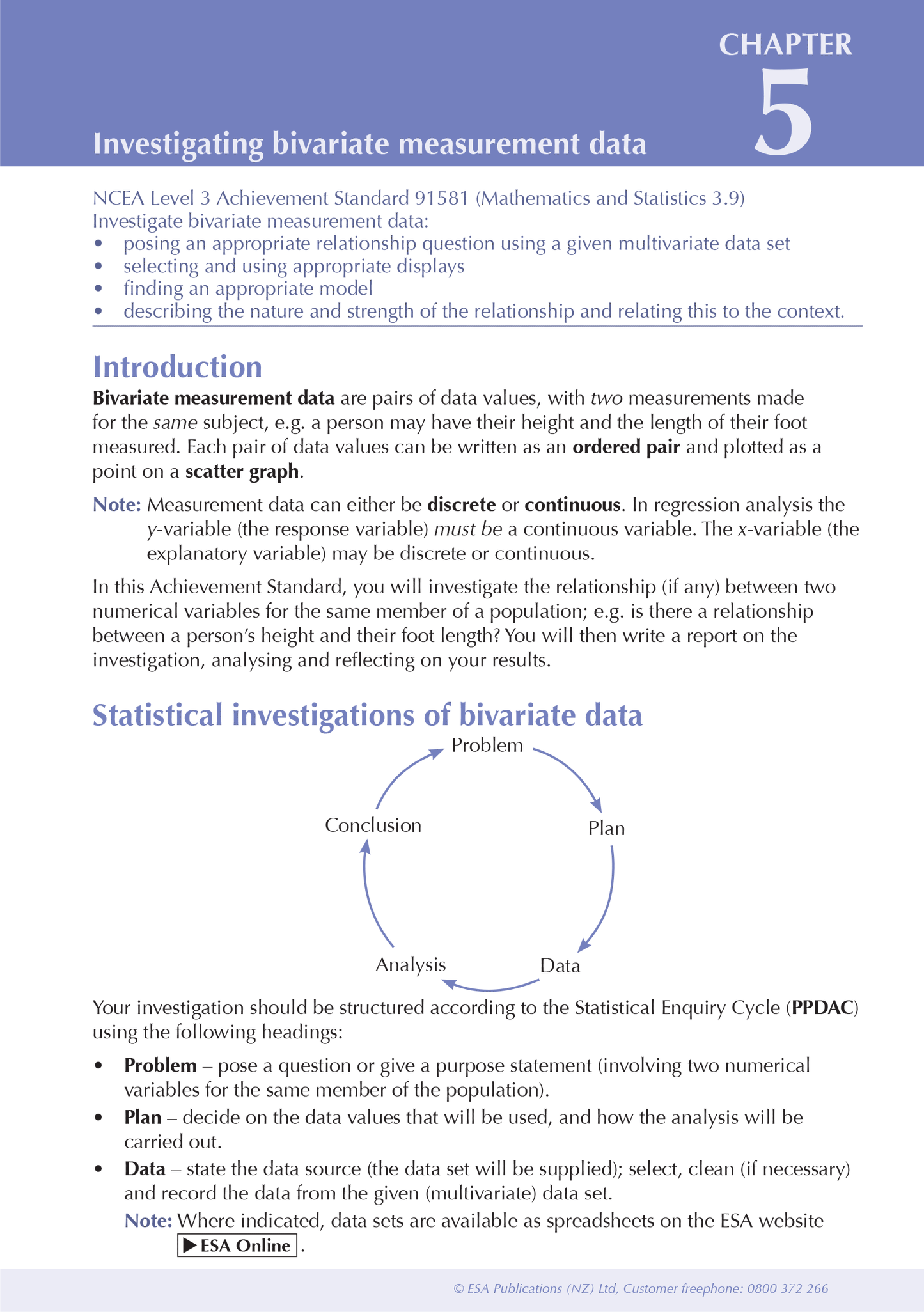 Level 3 Statistics ESA Study Guide