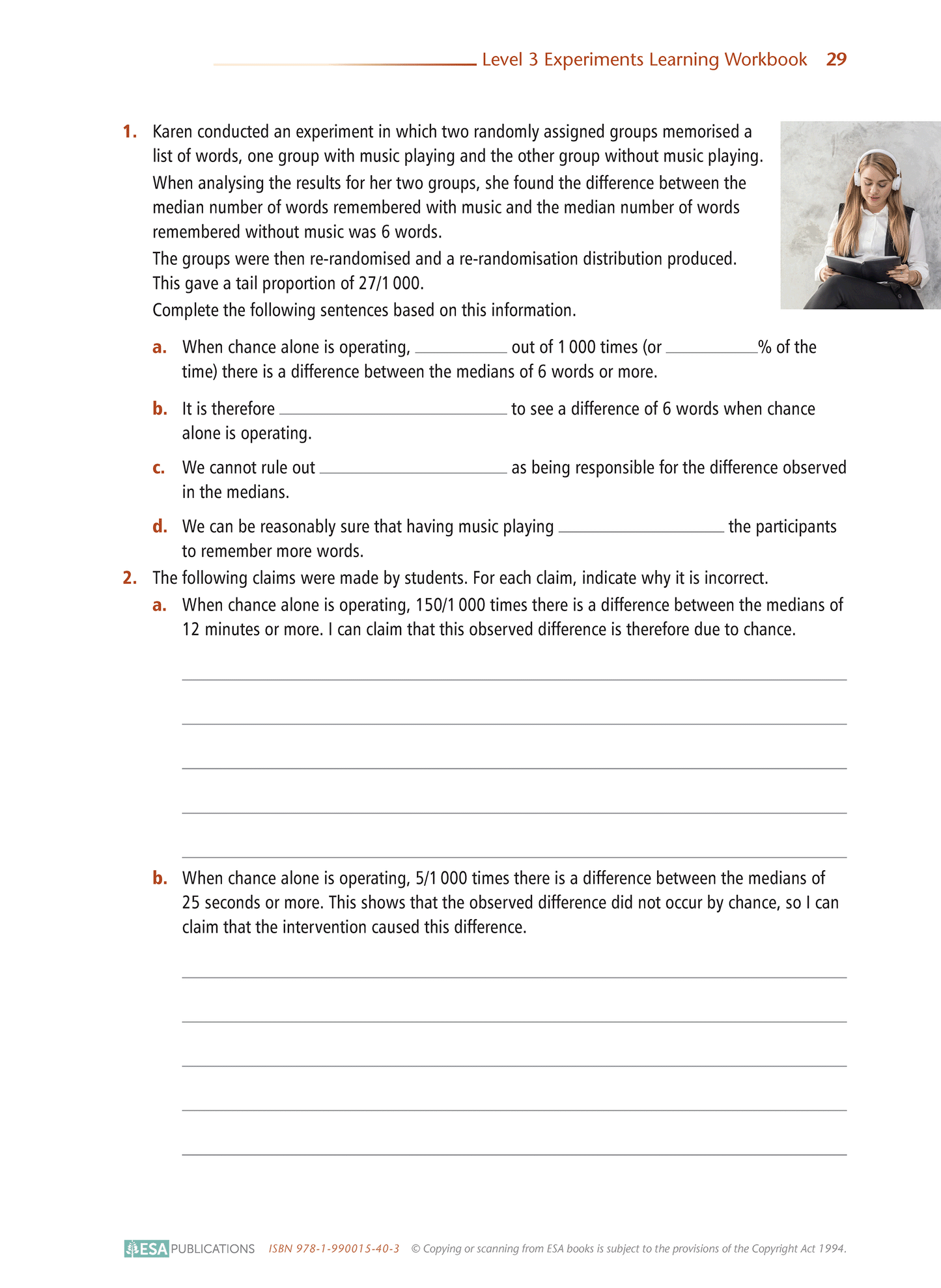 Level 3 Experiments 3.11 Learning Workbook