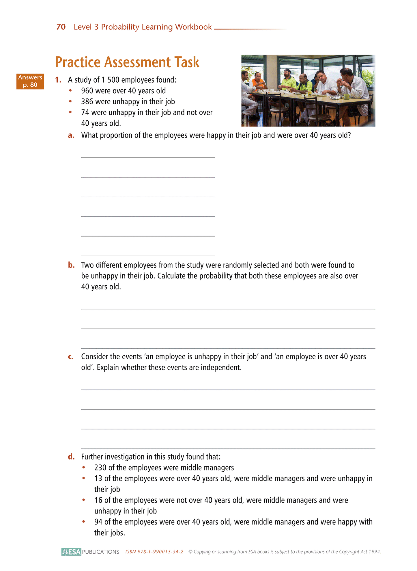 Level 3 Probability 3.13 Learning Workbook