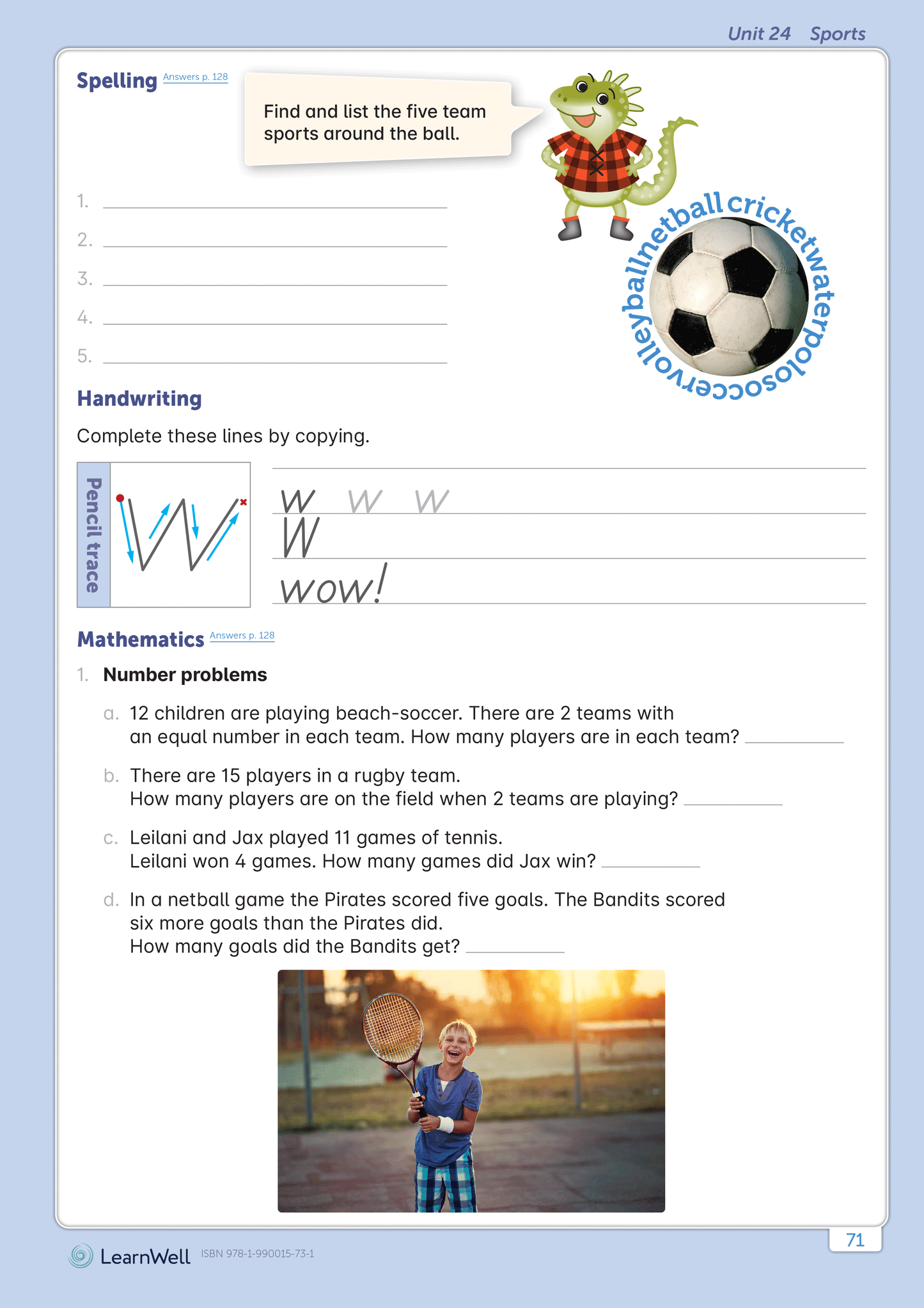 Year 3 Homework Start Right Workbook