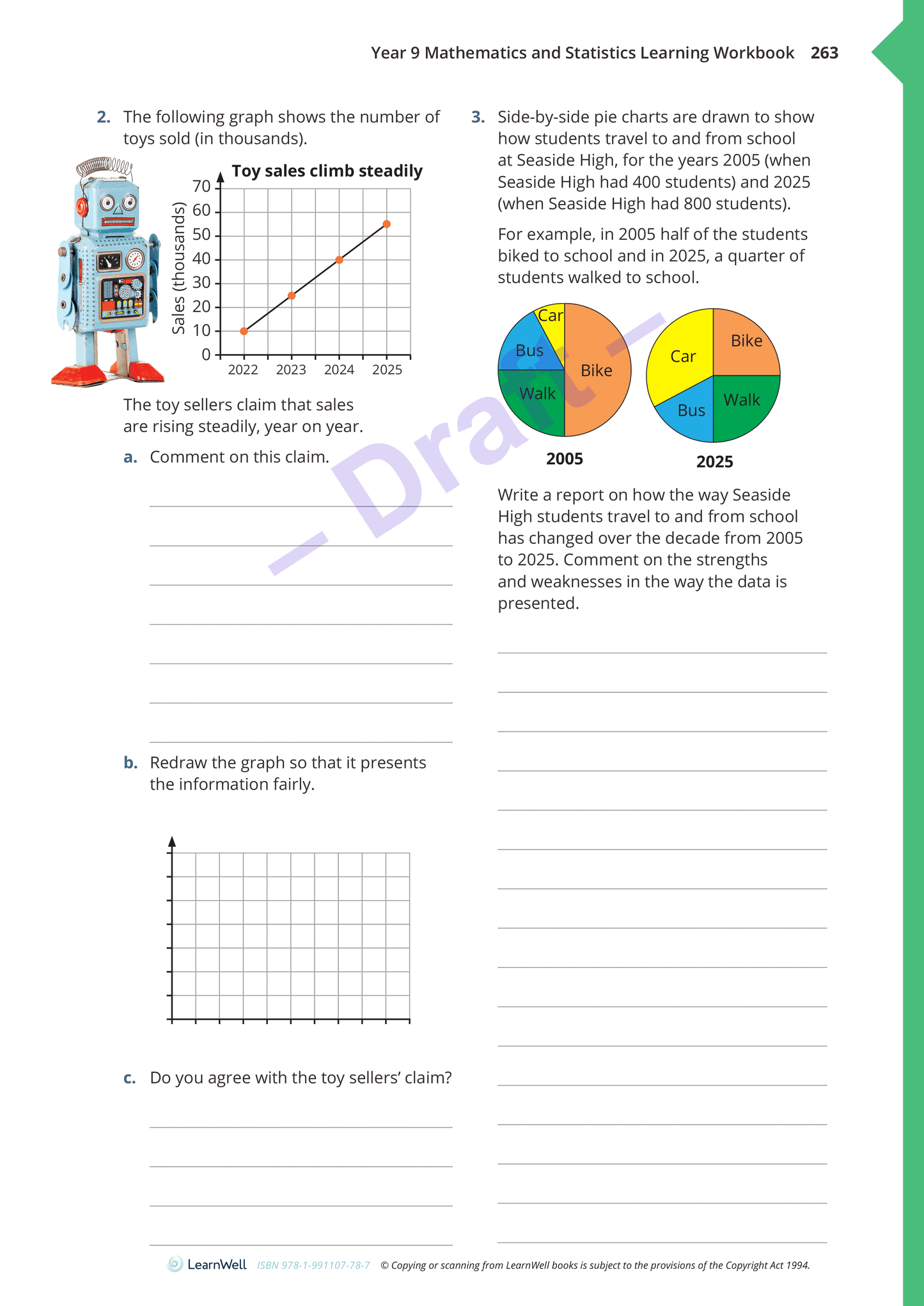 Year 9 Mathematics and Statistics Learning Workbook
