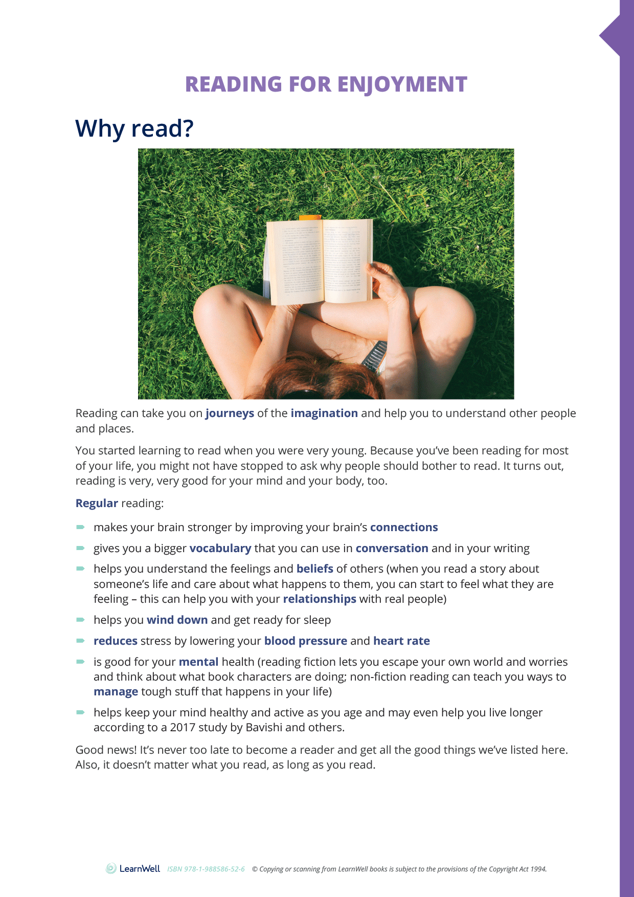 Year 9 Reading for Enjoyment Learning Guide