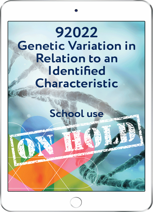 92022 Genetic Variation in Relation to an Identified Characteristic - School Use