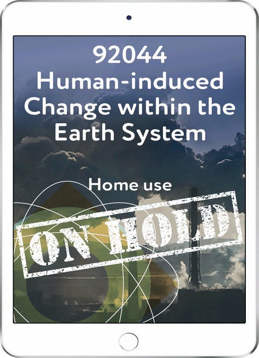 92044 Human-induced Change Within the Earth System - Home Use