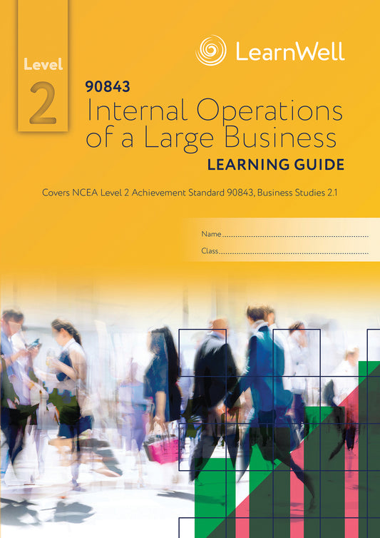90843 Internal Operations of a Large Business Learning Guide